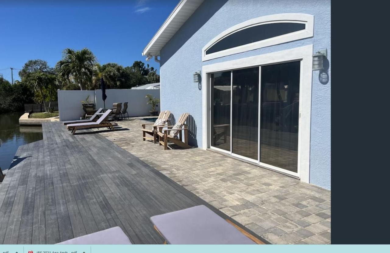 Pool/Waterfront Home 5 Min Walk To Siesta Key Village And Beach Eksteriør bilde